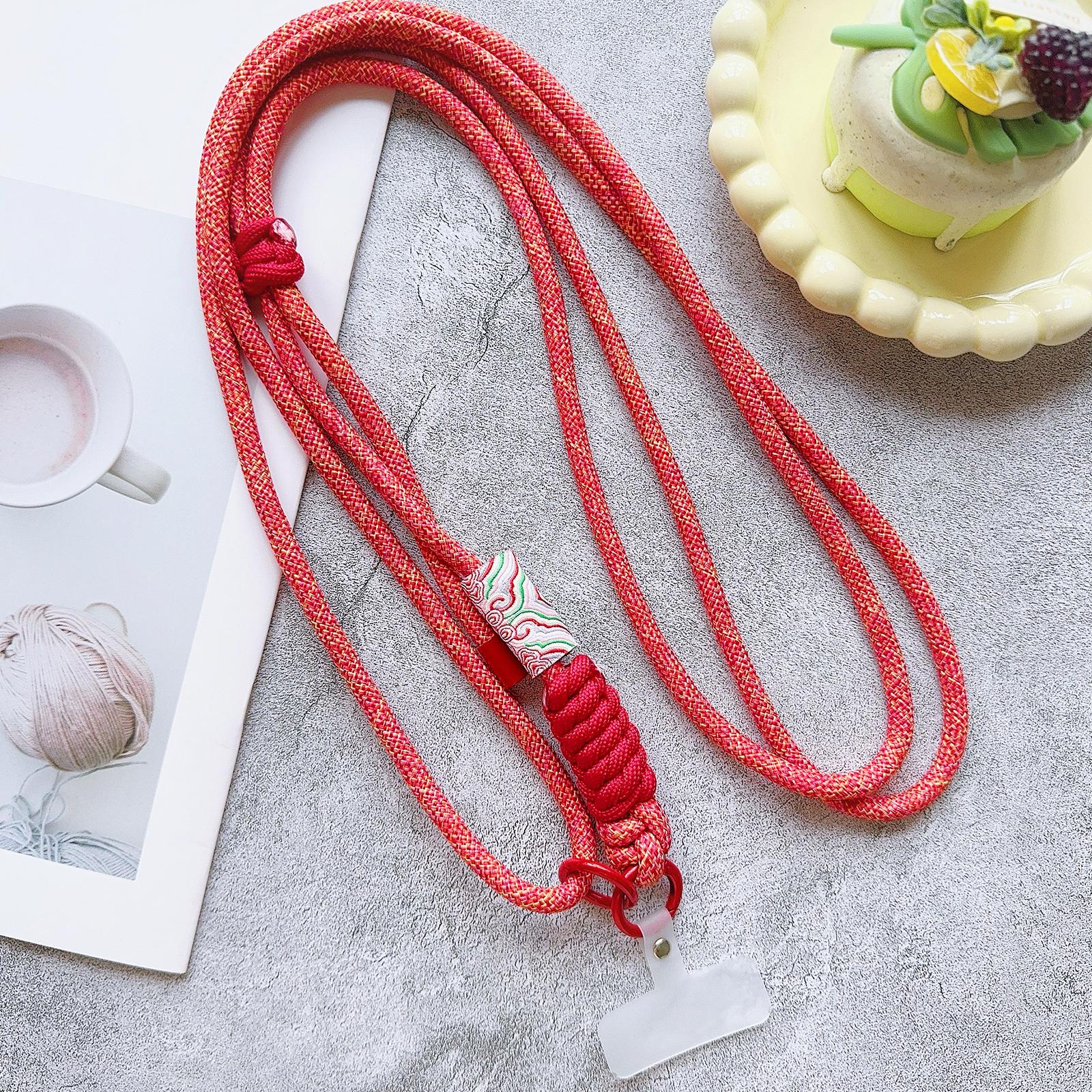 

New Fashion Braided Phone Lanyard - Long Crossbody/Shoulder/Neck Strap, Universal Fit, Anti-Lost, Multi-Use Polyester / Nylon