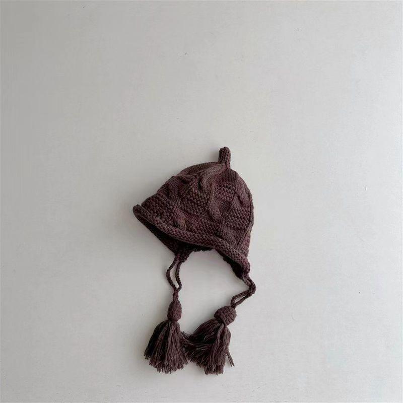 Girl Winter Fluffy Suede Princess Hat With Ear Protection For Kids