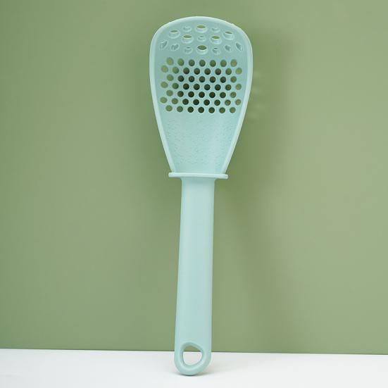 Potato Masher Water Draining Bump Serration Multi-Purpose Grinding Mashed Colander for Kitchen