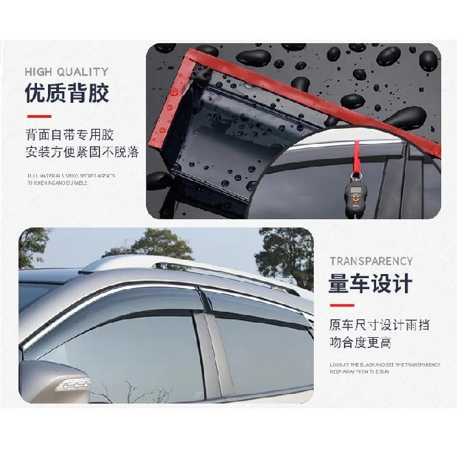 Suitable for 2009-2014 Lotus L3 racing sun and rain shield injection molded window rain shield and rain shield modification