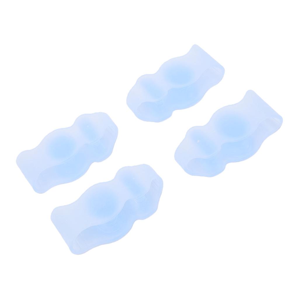 2 Pairs Toe Separators Spacers Soft SEBS Ergonomic Toe Straightenerss for Overlapping Toes