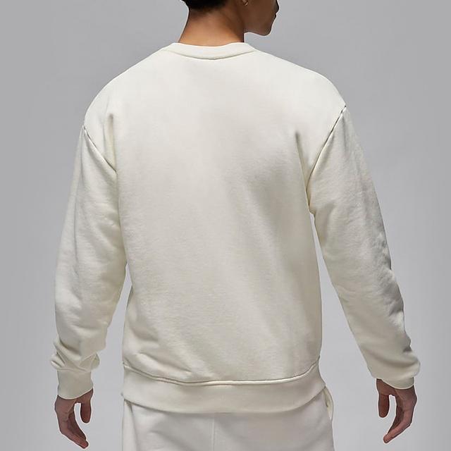 Air Jordan Wordmark Fleece Crewneck Sweatshirt 'Sail' Men's FJ7789-133