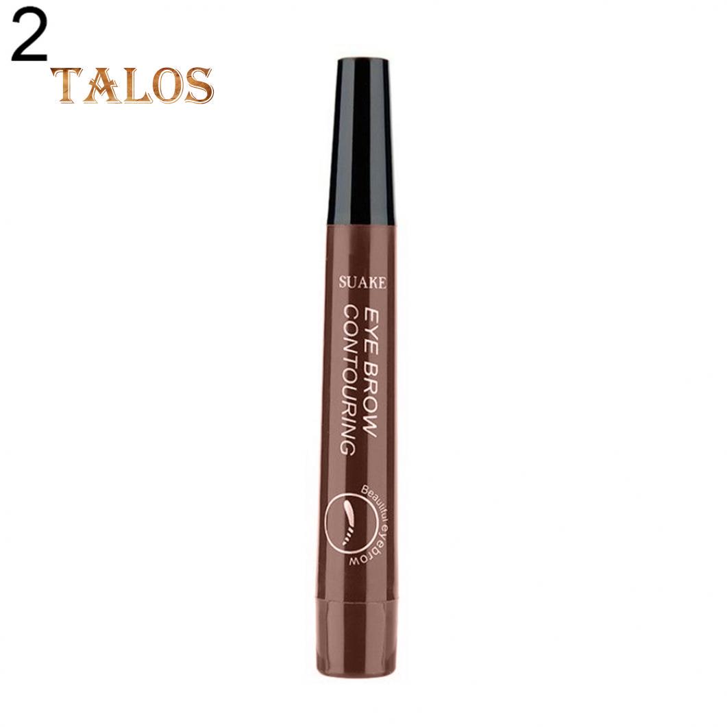 

TBC Head Fork Tip Жидкий карандаш для татуировки бровей Водонепроницаемый стойкий усилитель для бровей темно-коричневого