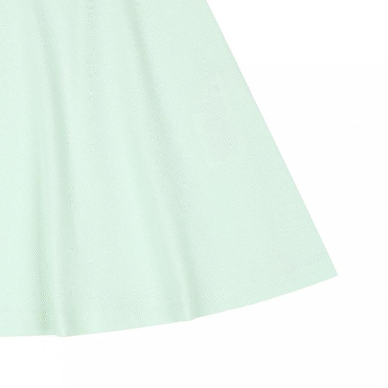 [hedges Kids] Rochie Pique Organică cu Mânecă Lungă Verde Hus02na53m Gn