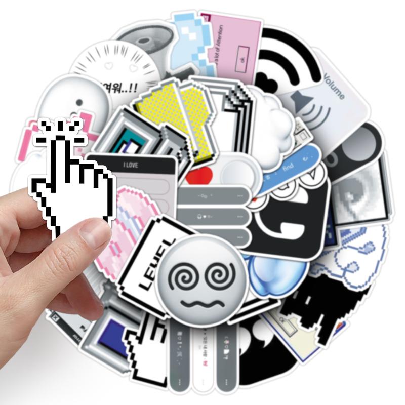 50Pcs 404 Network Error Java Diy Stickers Funny Programmer Internet Meme Sticker Scrapbooking Phone Luggage Waterproof Decals