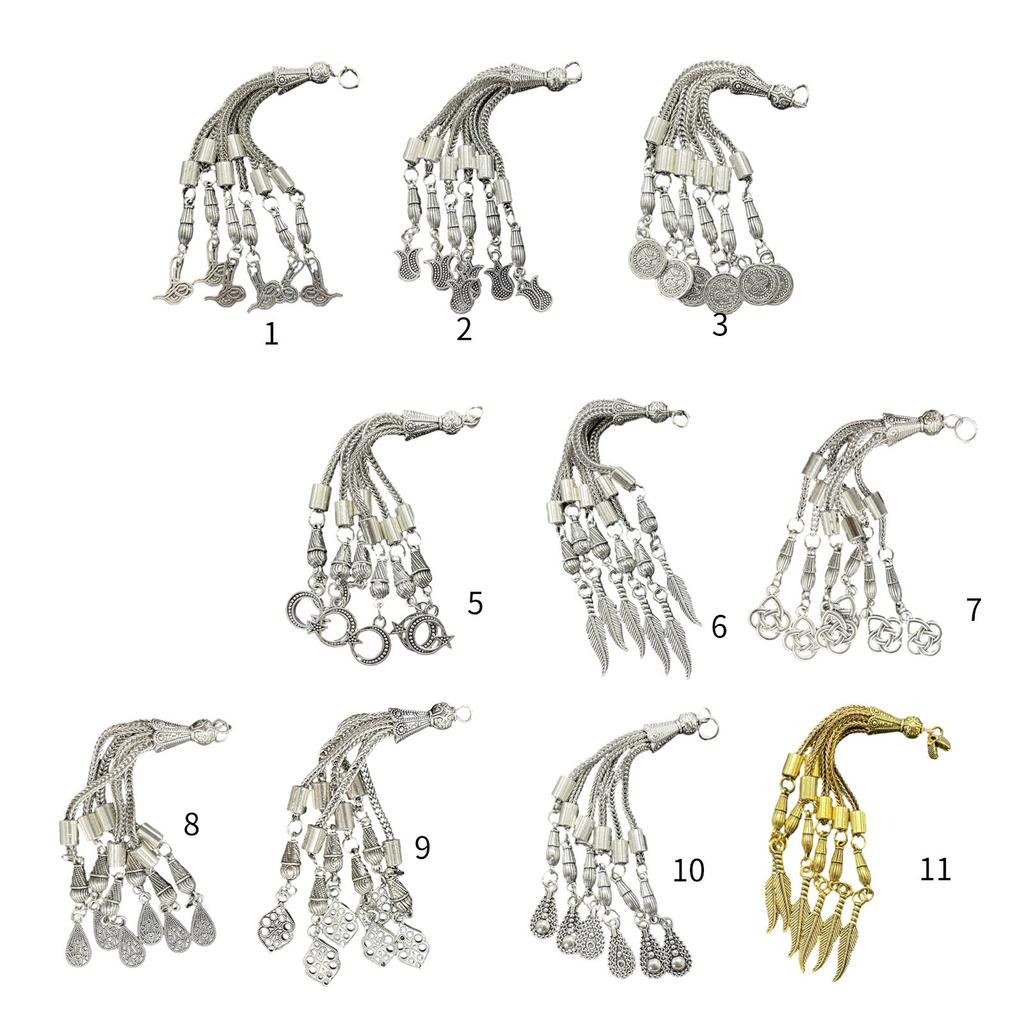 Handmade Pendant for Ethnic Style DIY Jewelry Craft Dainty Rosary Adornment Dainty Pendant for Custom Jewelry Projects