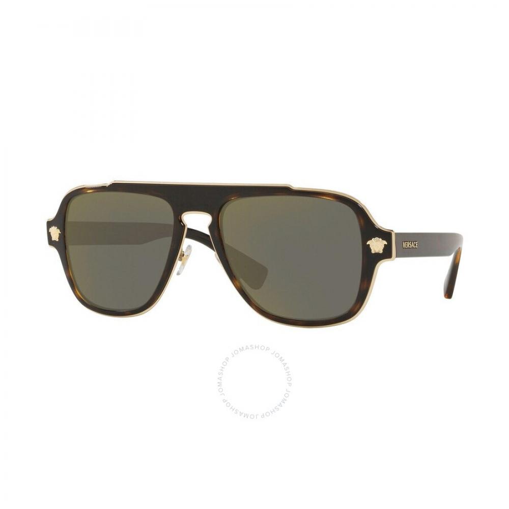 

Versace Grey Navigator Men s Sunglasses VE2199 12524T 56