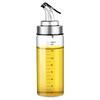 Clear Glass Spill Proof Condiment Bottle With Tight Lid Kitchen Liquid Dispenser Large Capacity Oil Vinegar Container