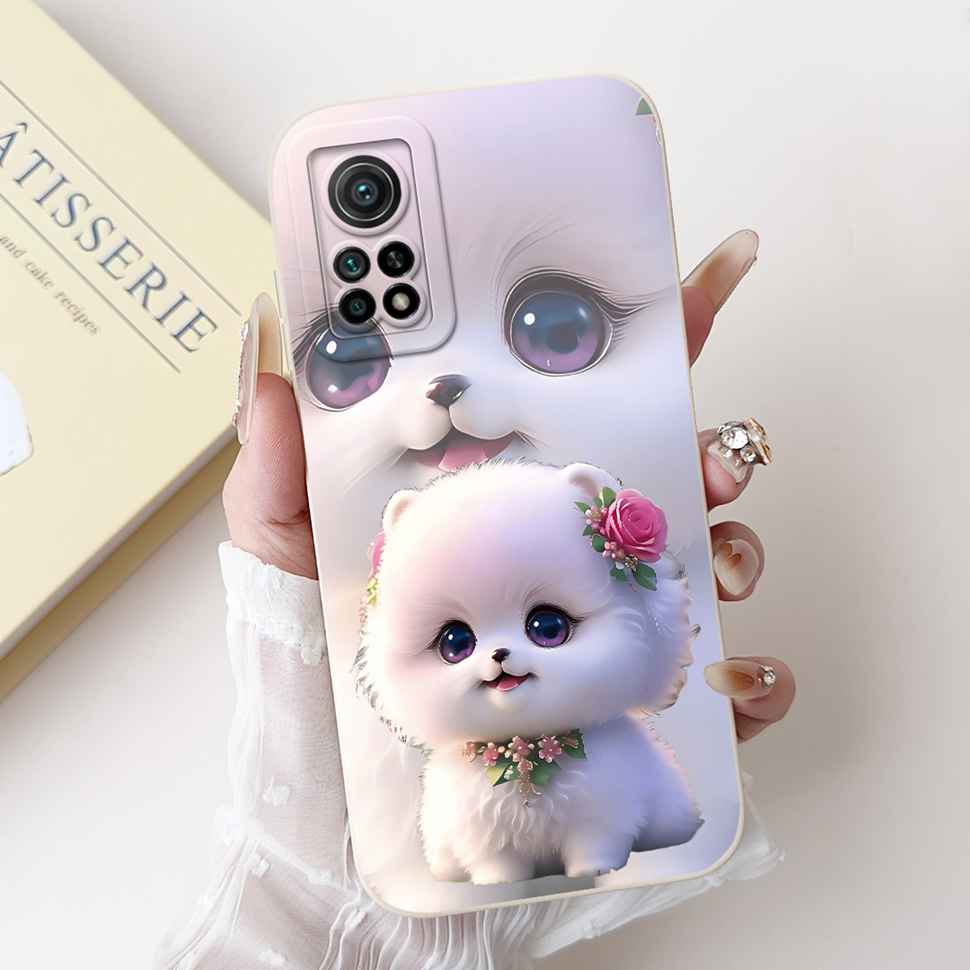 For Xiaomi Mi 10T 5G 6.67" Case Cute Cat Fashion Print Soft Silicone Cover For Xiaomi Mi10T 5G M2007J3SY Protective Cases Coque