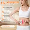 Rechargeable EMS body massager with red light vibration and heating for removing cellulite and relaxing muscles.