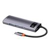 5in1 multifunctional HUB USBC PD 100W HDMI 4K 3x USB 32 gray