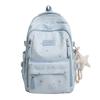 Cute Bear Print Backpack for Girls Teenagers Large Capacity School Bag Lightweight Student Rucksack