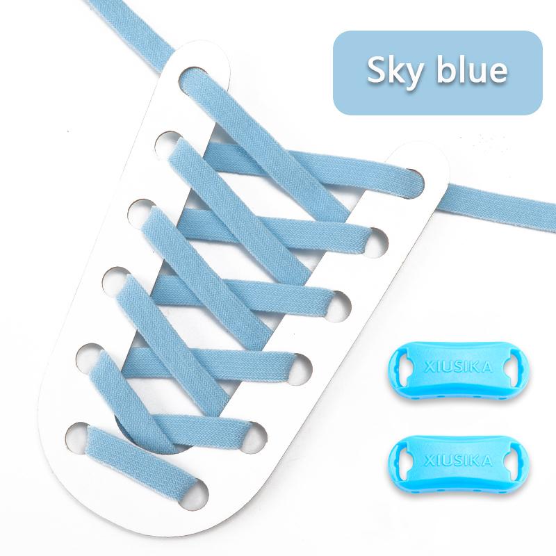 No Tie Elastic Flat Shoelaces for Kids Adults Adjustable Tieless Shoe Lace Without Ties Shoelace for Sneakers Stretch Shoestring