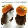 Red Apple Painter Hat Orange Shaped Knit Beret Japanese style Fruit Beret  Autumn and Winter Warmth
