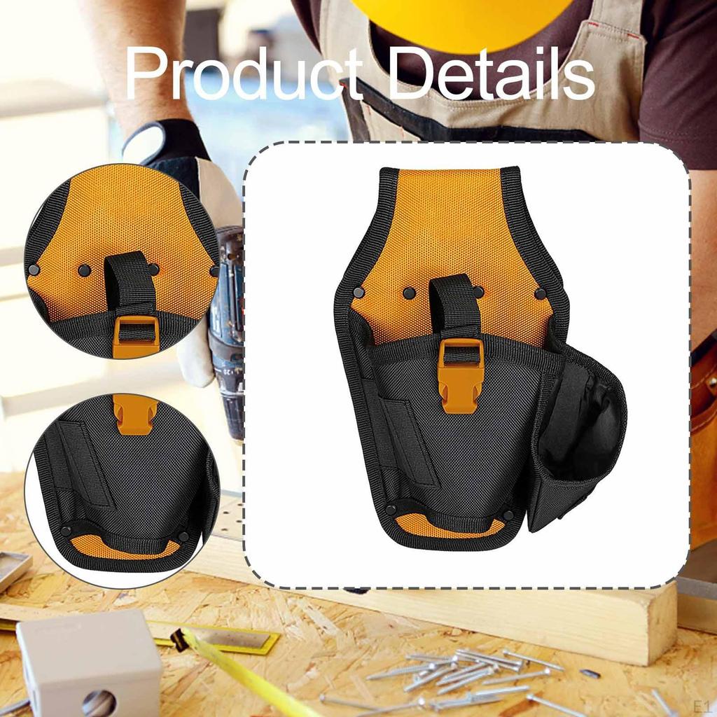 Drill Pouch Waist Tool Bag Multipurpose Pack Heavy Duty Belt Holder for