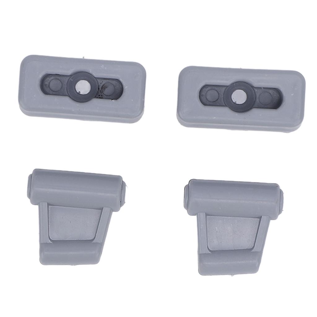 Sun Visor Clips Set VEP101693 High Strength Plastic Car Sun Visor Holder Clip for R107 1971 1989 Gray