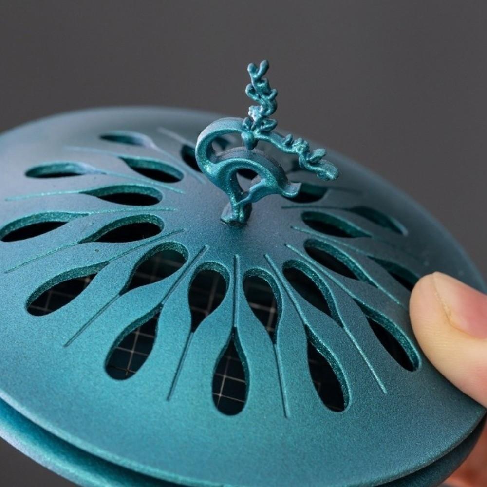 Hollow Lid Hollow Incense Burner Lucky Deer Desktop Aromatherapy Backflow Incense Holder Home