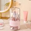 Plastic 360° Rotating Makeup Brush Holder Large Capacity Lipstick Eyebrow Pencil Holder  Bathroom