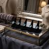 Resin Ring Display Stand With Black Flocking For Jewelry Storage And Decoration