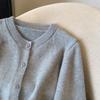 Autumn 2025 Embroidered Heart Button Knit Cardigan & Top Sweater for Women