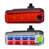 Bike Tail Light Bicycles Brake Rear Light Bike Waterproof Rechargeable 5 Lighting Modes Safety Warning LED Bike Light