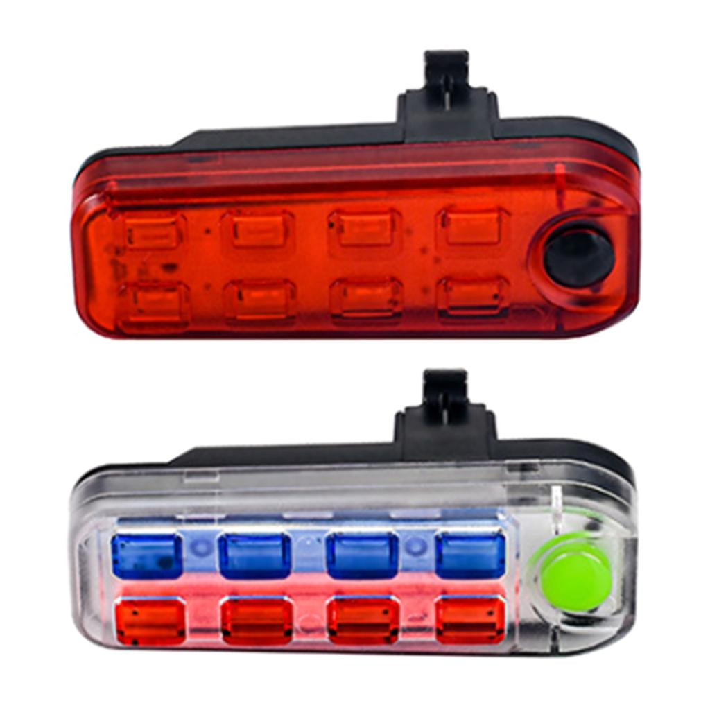 Bike Tail Light Bicycles Brake Rear Light Bike Waterproof Rechargeable 5 Lighting Modes Safety Warning LED Bike Light