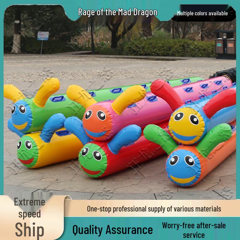 Inflatable Caterpillar Team Race Game