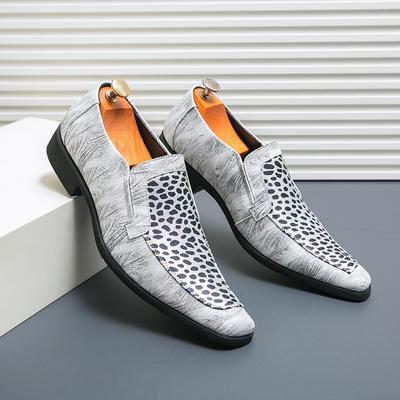 Mode Nachtclub Zebra-Print Herren Slipper Ankunft Herren Freizeitschuhe Mokassins Alleskönner Hohe Qualität Herren Business Schuhe