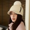 Knitted Baseball Cap Women's Winter Thick Ear Protection Hat