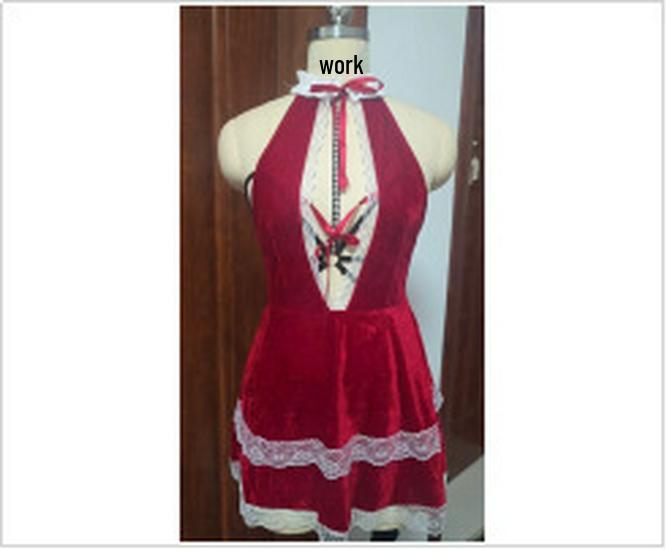 

Шикарный подростковый костюм для косплея в ночном клубе - Лингери с халтером для сценических выступлений и Рождества One Size (Discreet Shipping)