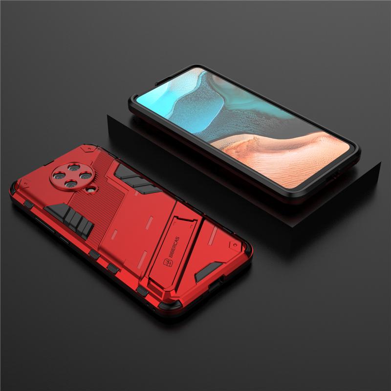 Xiaomi Redim K30 PRO Kılıfı Darbeye Dayanıklı Zırhlı Stand Tamponlu Telefon Kılıfı Xiaomi POCO F2 Pro POCOF2Pro Mi Pocophone F 2 F2Pro İçin