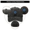Embroidered Israel Flag Baseball Cap Cotton Adjustable and Breathable for Cultural Enthusiast Traveler Sunproof Headwear