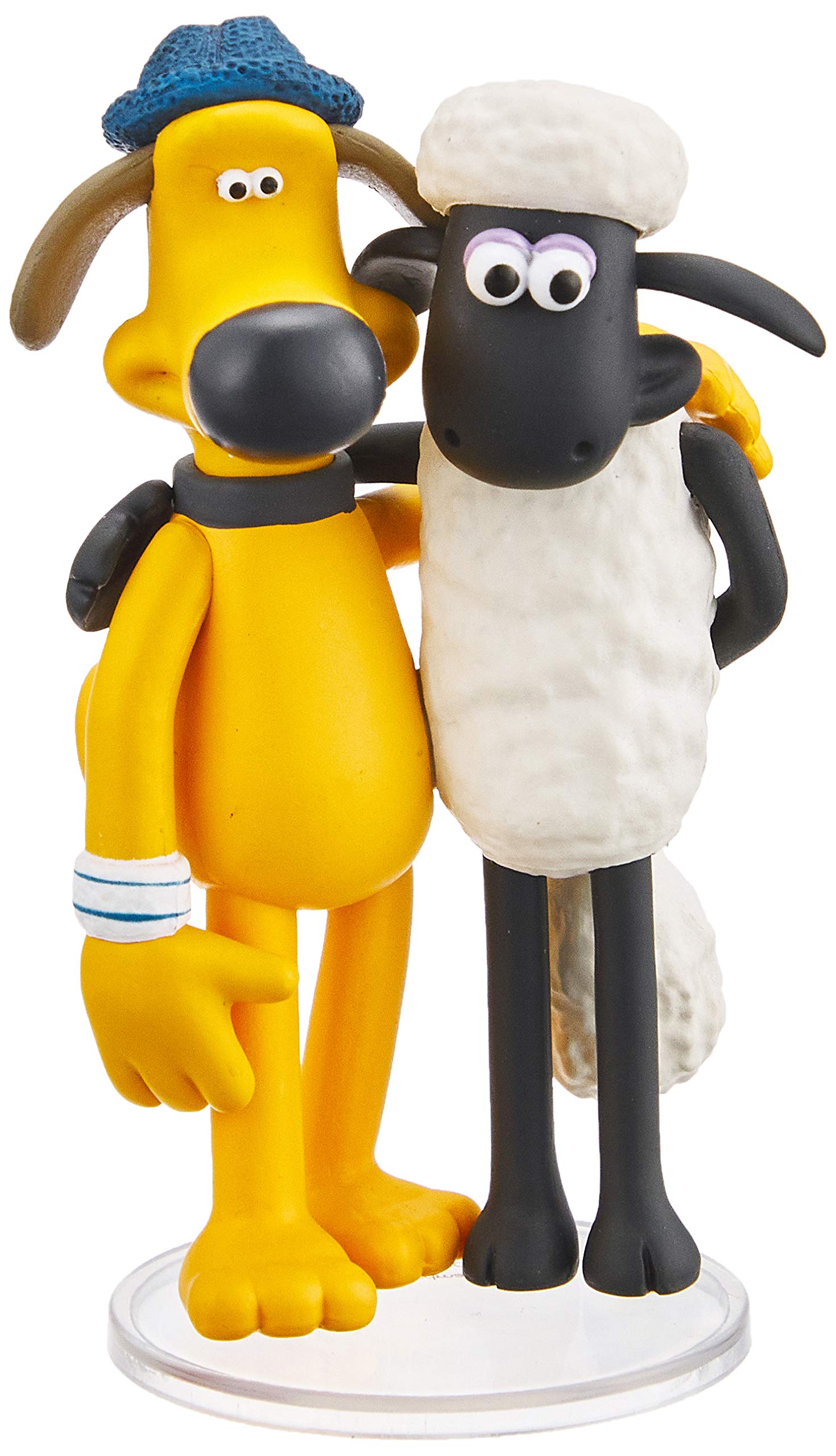

UDF Ultra Detail Figure No. 429 Aardman Animations #2 Shaun & Bitzer, approximately 80mm79mm tall, pre-painted, finished figures