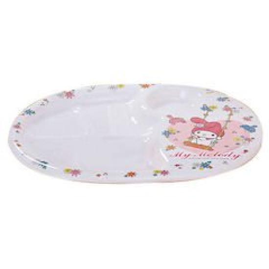 Seibu Shoji Daiwa Lunch Plate Melamine Resin Japan RLVD9 Children's "My Melody" (Large) MC-31