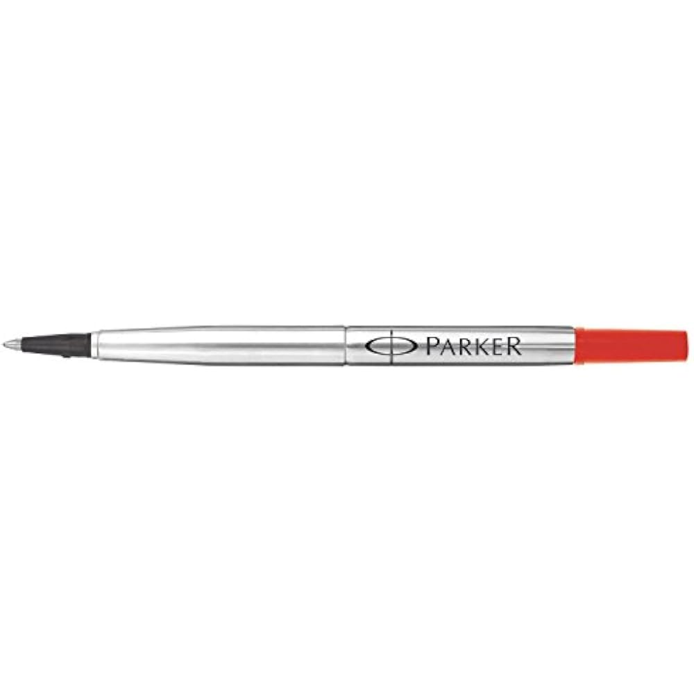 PARKER S1164283 Regular Imported Parker Ballpoint Pen, Water-based, Refill, M, Red