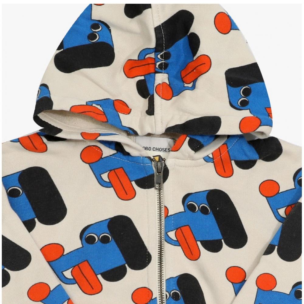 Bobo Shoes Kids Hooded Zip Up B225ac049