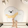 Ya Silaoyu Clay Cartoon Dog Bathroom Mat - Water Absorbing, Slip-Resistant, Quick-Drying Floor Mat, Home Decorative Carpet