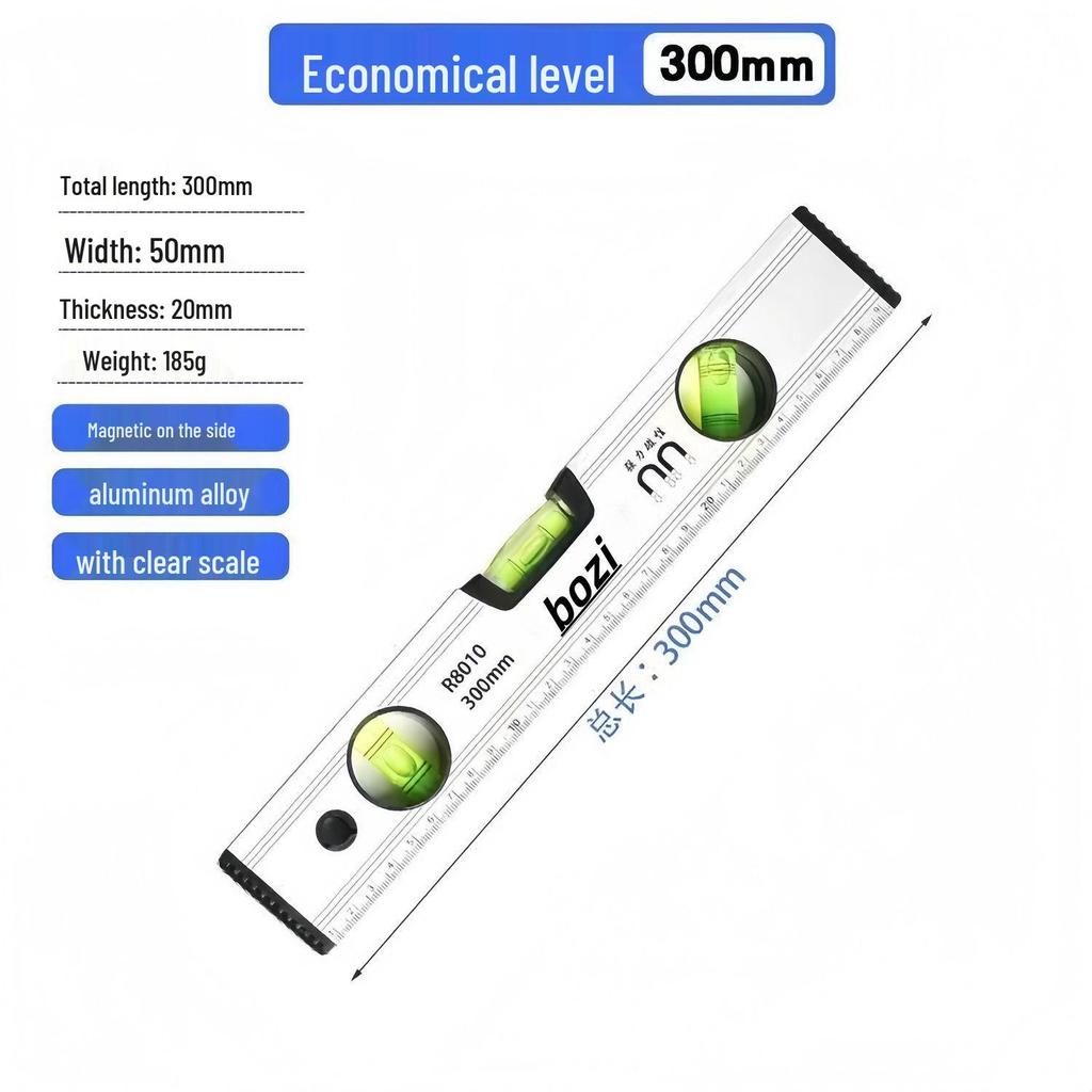 German High-Precision Aluminum Mini Spirit Level for Home and Construction