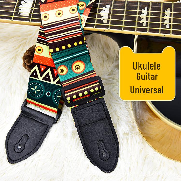 Adjustable Crossbody Strap for Guitars and Ukuleles - Unisex