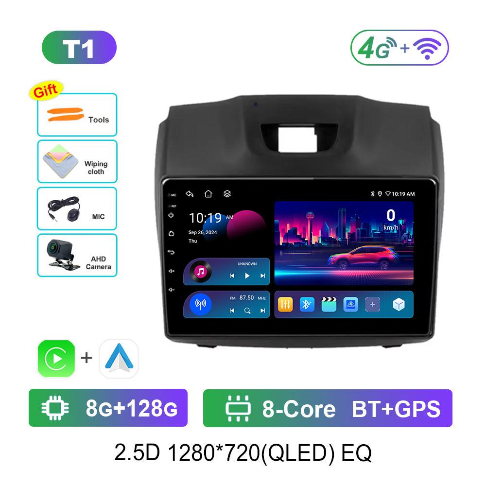 For Chevrolet Holden S10 TRAILBLAZER COLORADO ISUZU DMAX Car Radio Multimedia Player Android System DSP Stereo QLED Screen WiFi