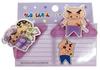 UNIC Crayon Shinchan Corner Pair Clips, Buriburizaemon, Size: Approx. W5.2 D2 H3.5 CS-0122C
