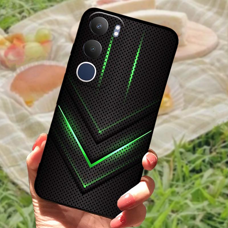 For Vivo Y19s Case V2419 New Fashion Color Painted Silicone Phone Cover For VIVO Y19S 4G Shockproof Protective Coque Bumper