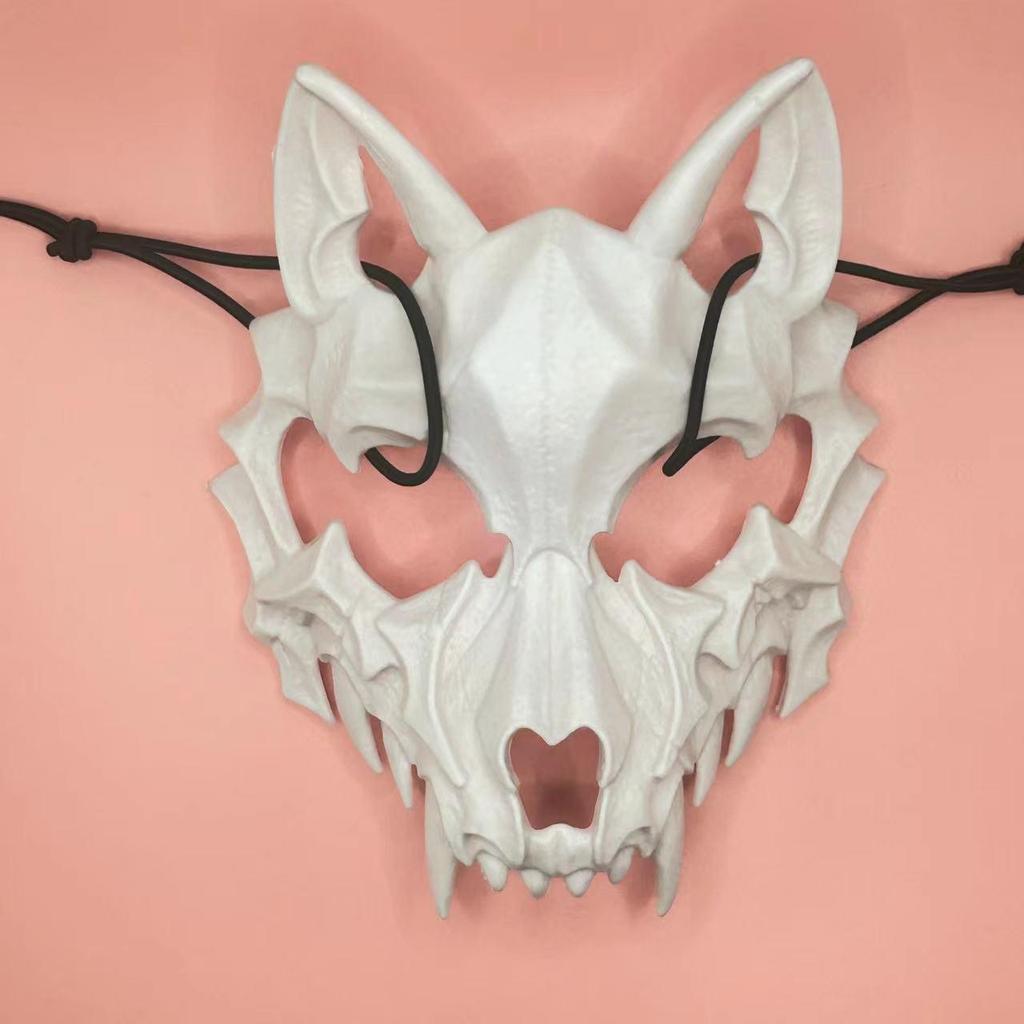 Halloween Monster Masks: Dragon, Tiger, Werewolf, Skeleton, Ghost.