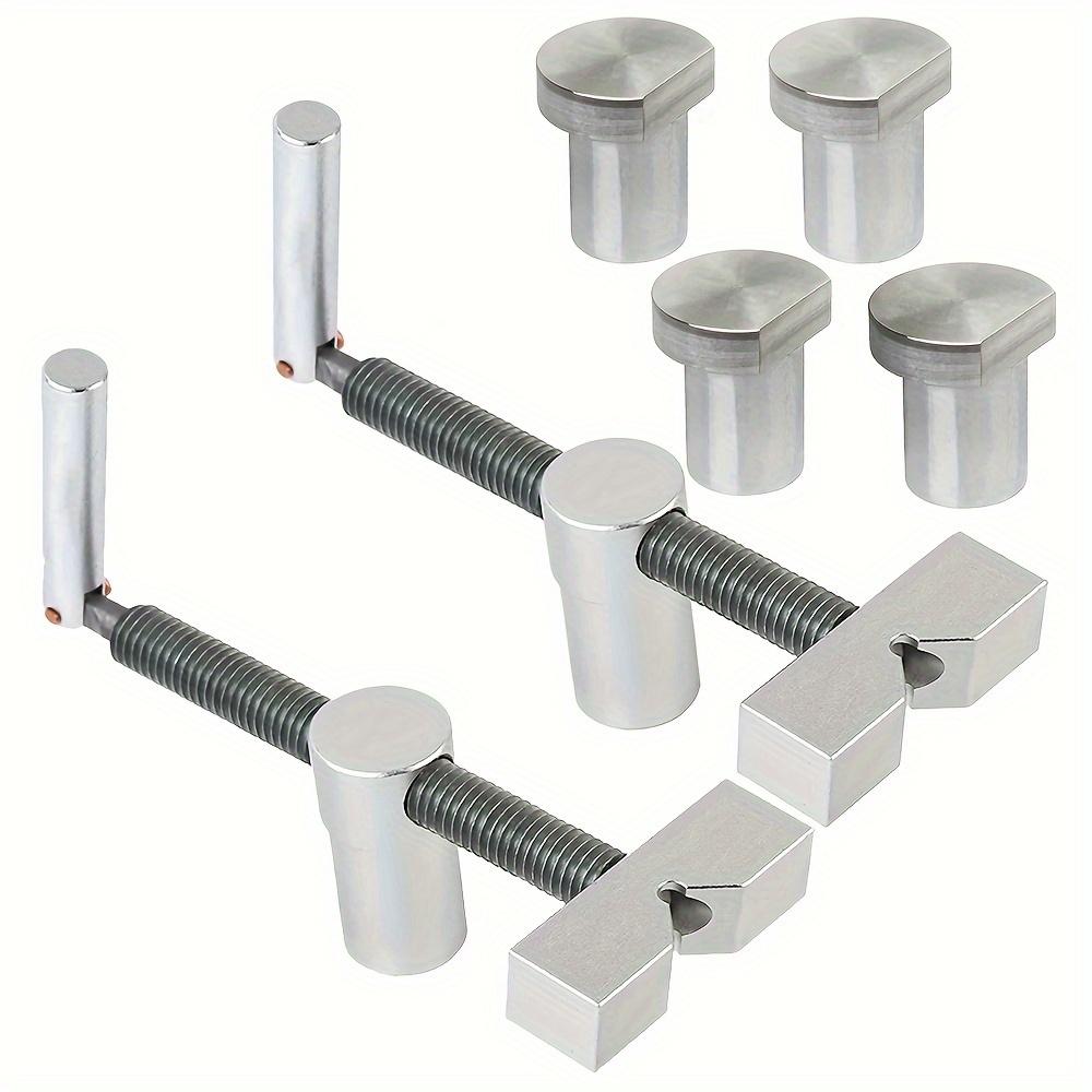 

6Pcs Woodworking Desktop Clip Fast Fixed Clip Quick Fixture Clamping Tool Kit For 20MM Hole Joinery Woodworking Benches Tools білий