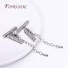 DIY Multi-Strand Beading Jewelry Making Supplies,18K Gold Plated Lobster Clasp Extension Chain With Cuboid Separator Spacer Bars