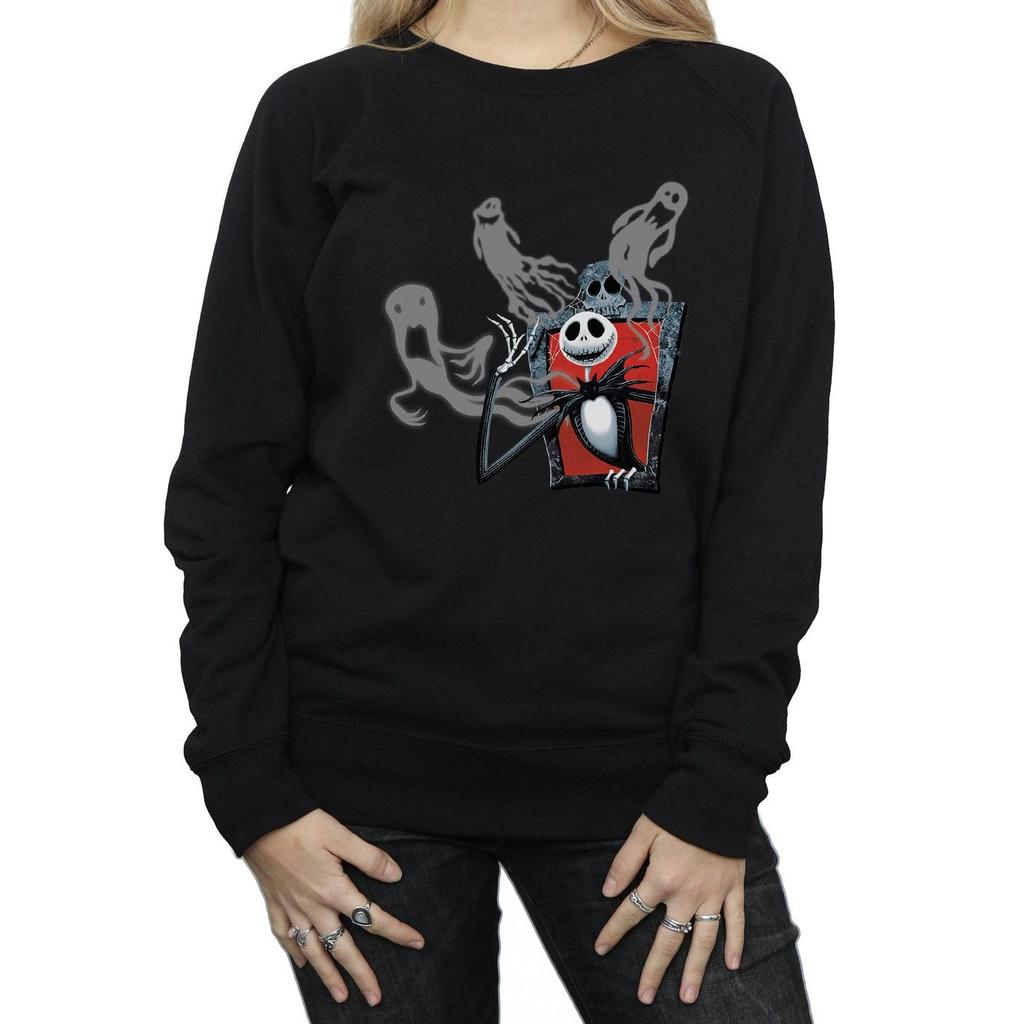 Disney Womens/Ladies Nightmare Before Christmas Ghosts Of Jack Sweatshirt