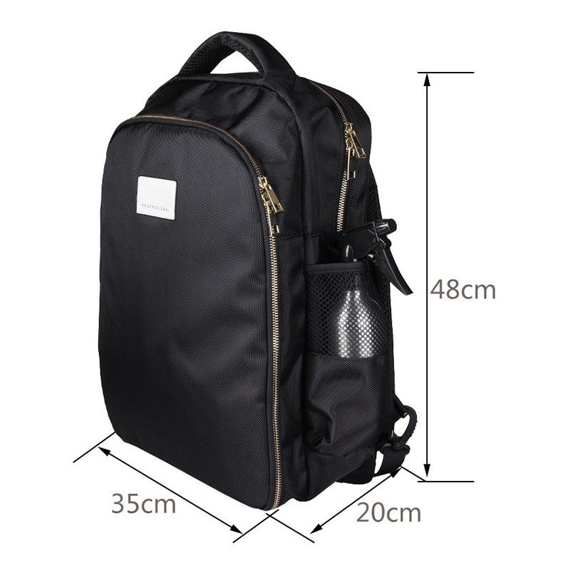 Hairdresser's Portable Backpack for Haircut Tools: Large Capacity for Hair Dryer & Electric Clippers.