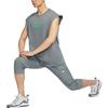 Nike T Shirts Men's Smoke Gray Crew Neck Moderate Straight Fit HJ3691-084