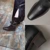 Fashion Retro Brown Pu Western Cowboy Boots Women 2025 Winter Sexy Pointed Toe Thick Heel Black Ankle Boots Designer Y2K Shoes Plus Size