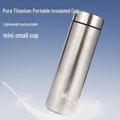 INMINDS 300ml Pure Titanium Portable Thermos Mug